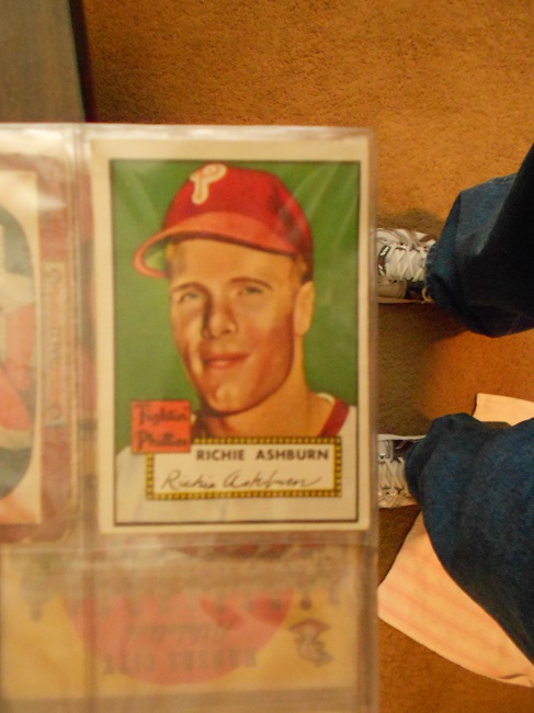 1952 Topps Richie Ashburn baseball card