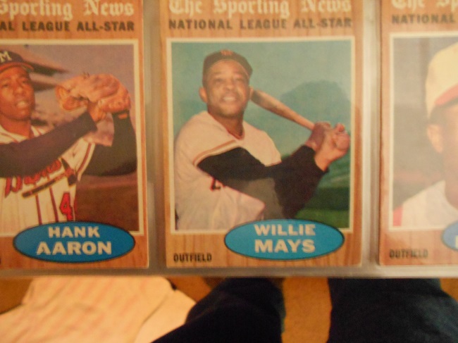1961 Topps Willie Mays. One of the top three players ever!