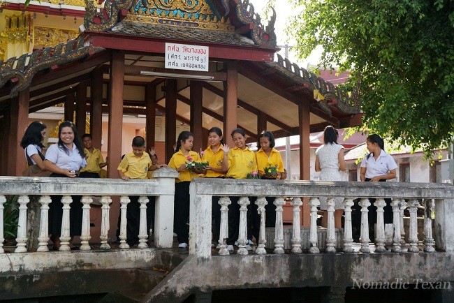 Thai Children Celebrating Loy Katrong