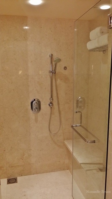 Right Side of Shower as You Enter